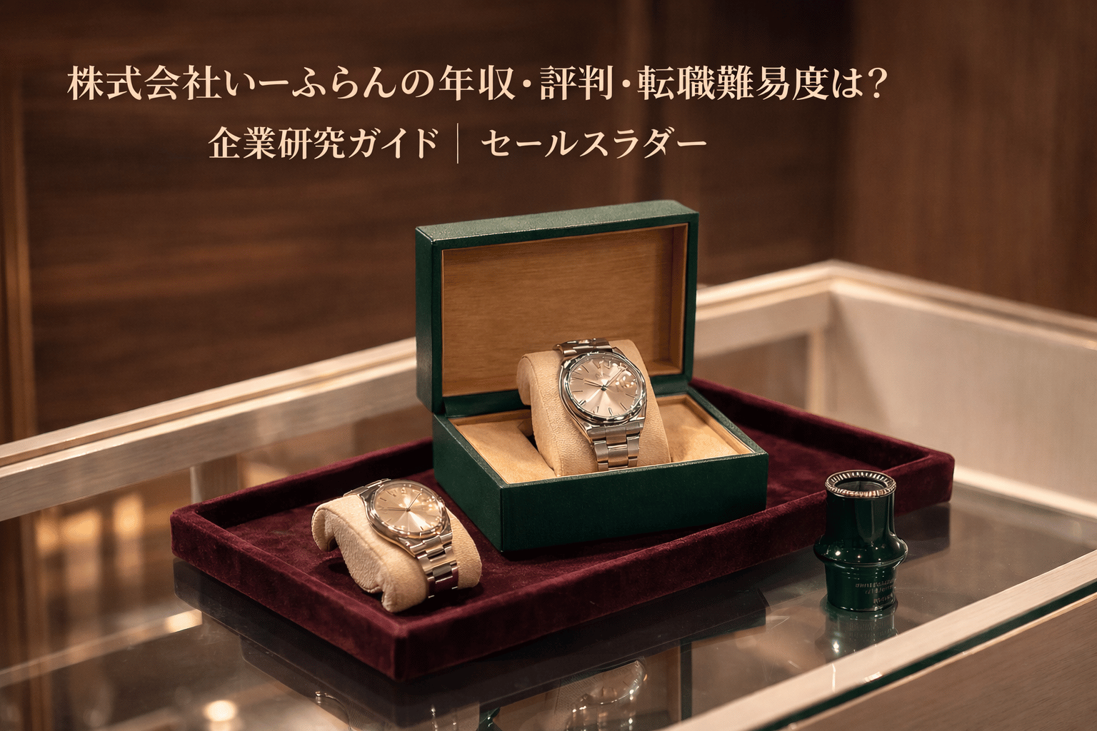 株式会社いーふらん（おたからや）の年収・評判・転職難易度を解説するアイキャッチ画像。