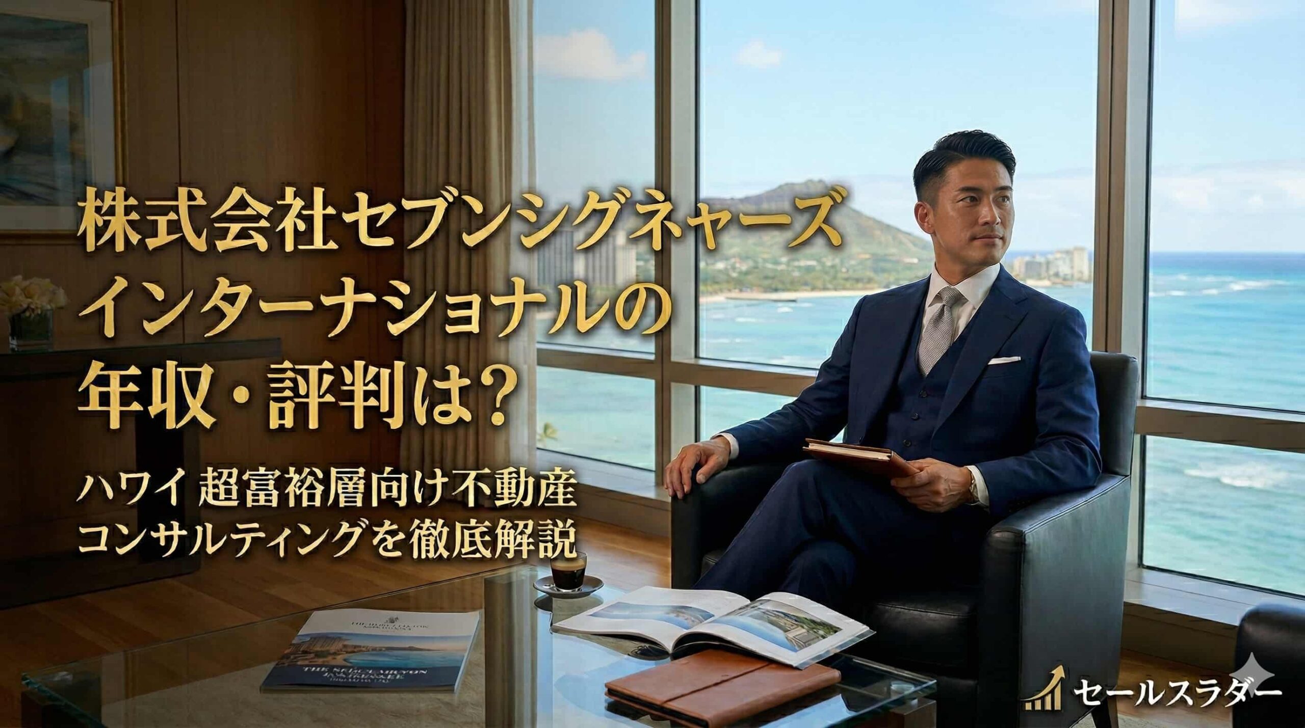 株式会社セブンシグネチャーズ・インターナショナルのハワイ不動産エージェントの接客イメージ