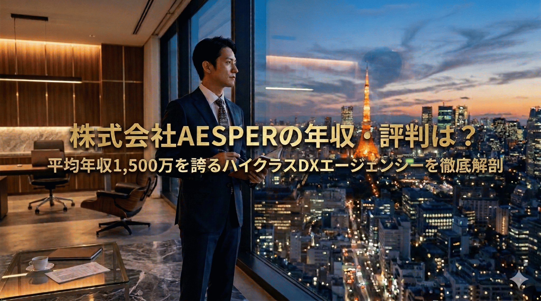 株式会社AESPER（アエスパー）の年収・評判を解説するコンサルタントのイメージ